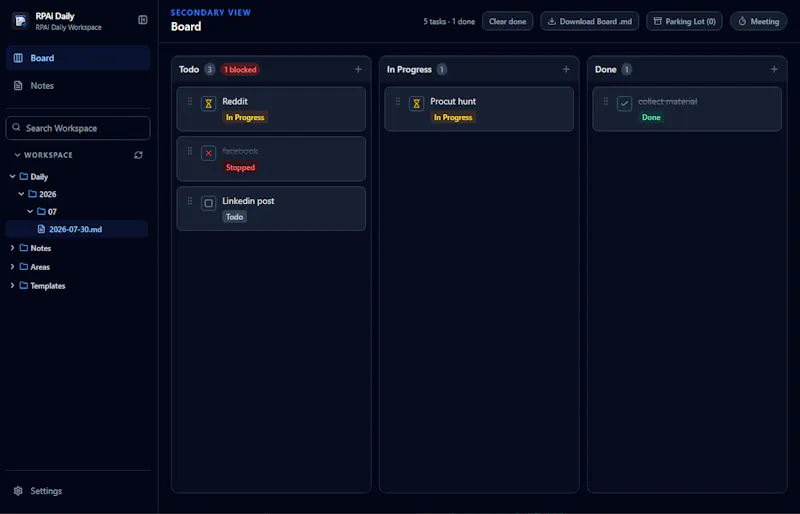 RPAi Daily screenshot 2
