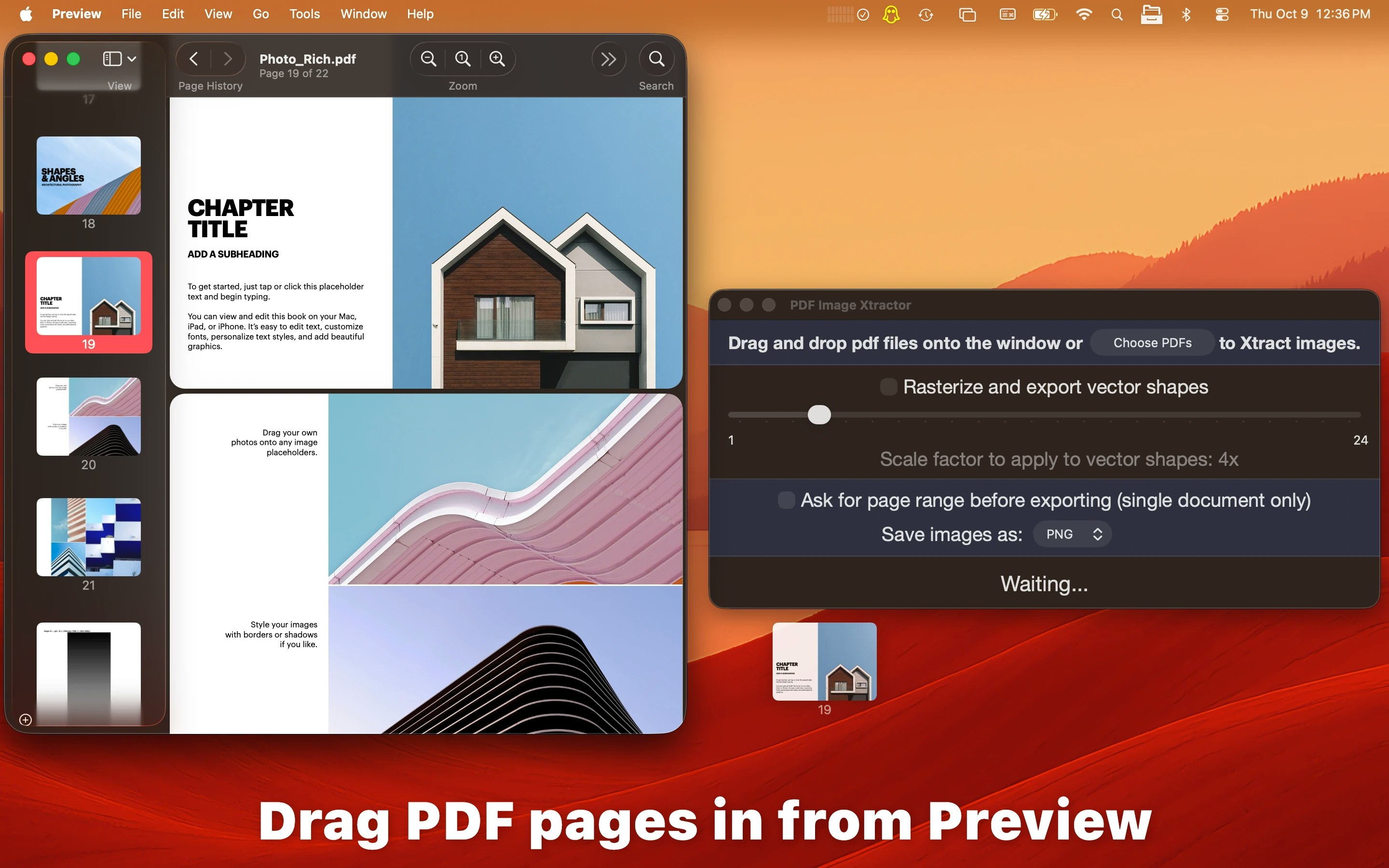 Mídia 4 de Extrator de imagens PDF - Extraia imagens e formas de arquivos PDF