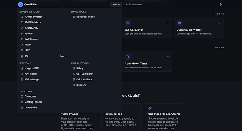 QuickUtils screenshot 3