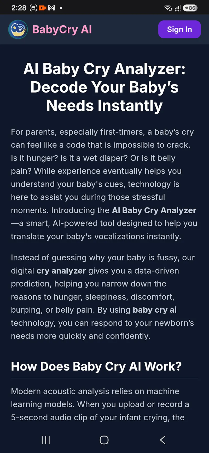 Mom Baby Care Tips screenshot 4