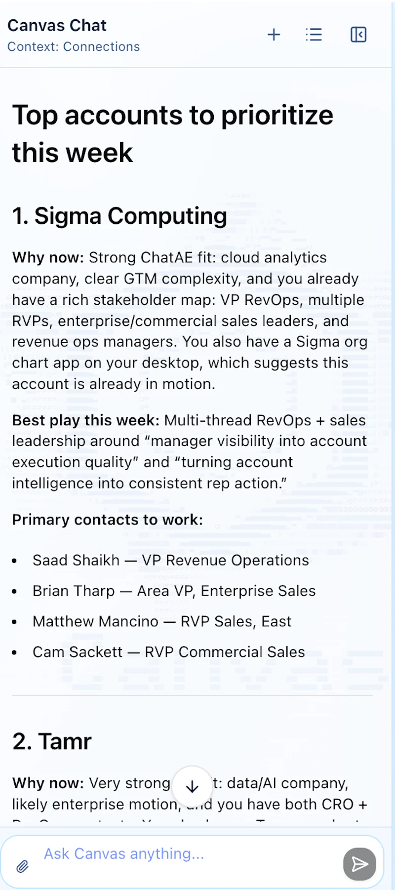 ChatAE Canvas screenshot 2