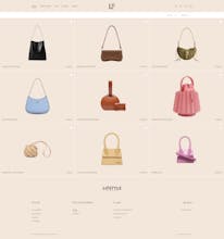Lifestyle Ecommerce web Template next.js gallery image