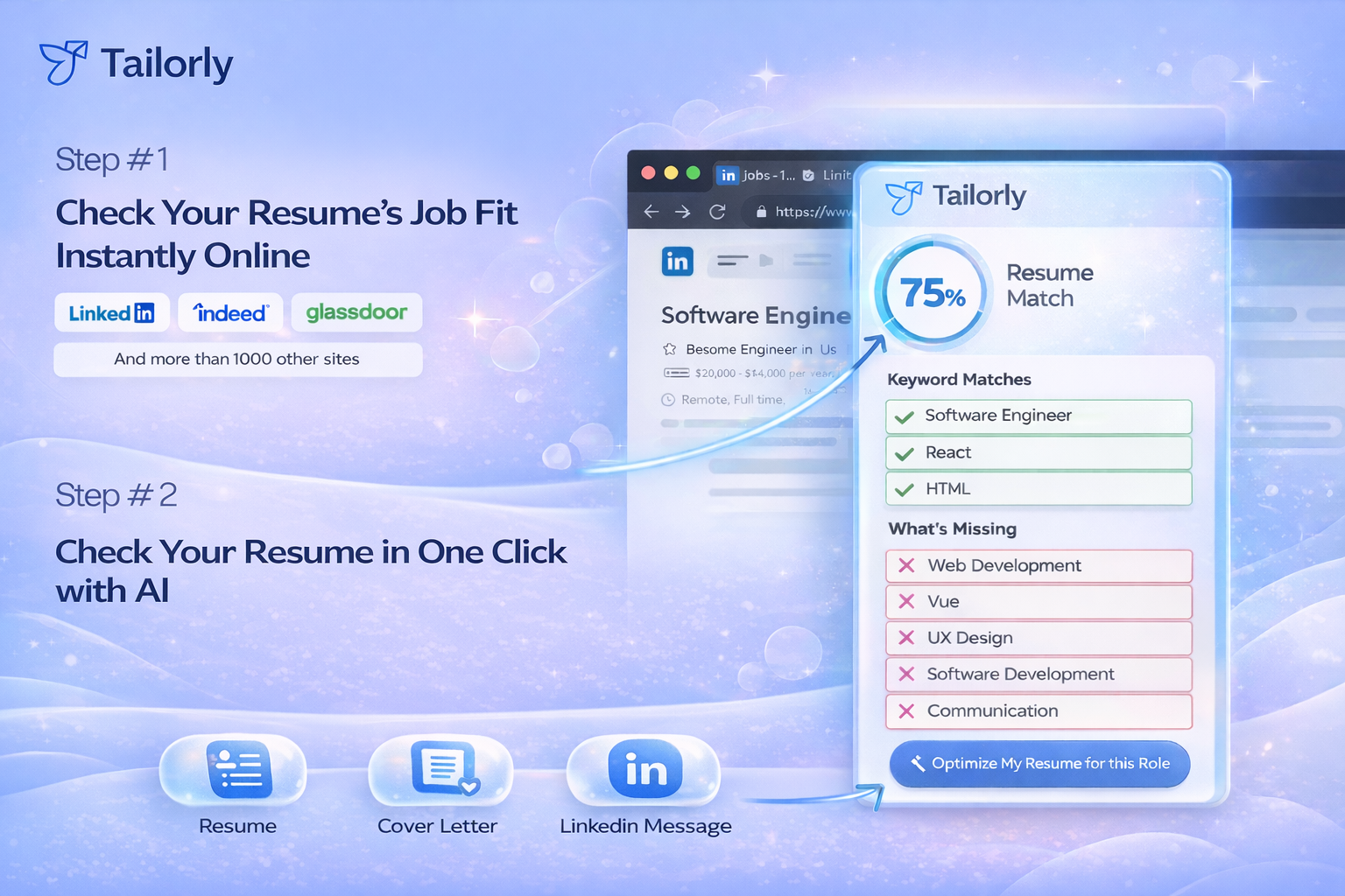 Tailorly - Screenshot 2 showing product features and functionality