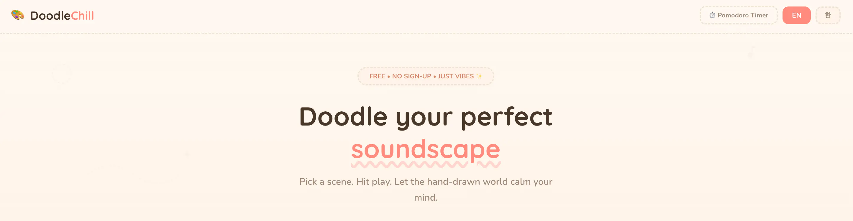 Banner del producto DoodleChill