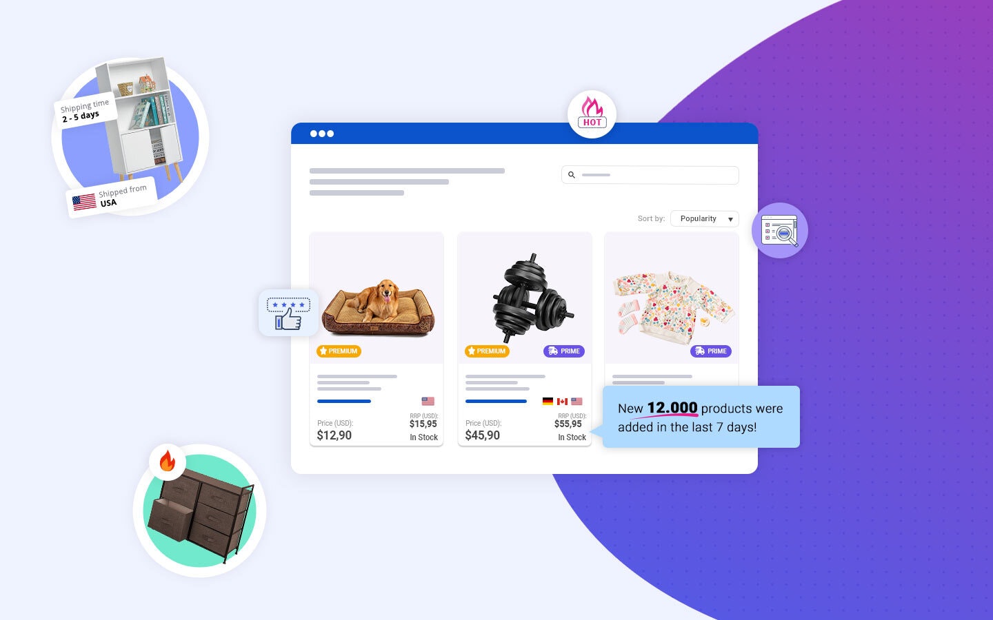 Appscenic - Smart Dropshipping - 1.000.000 Dropshipping -Produkte aus den USA/UK/EU/CAN. Medien 3