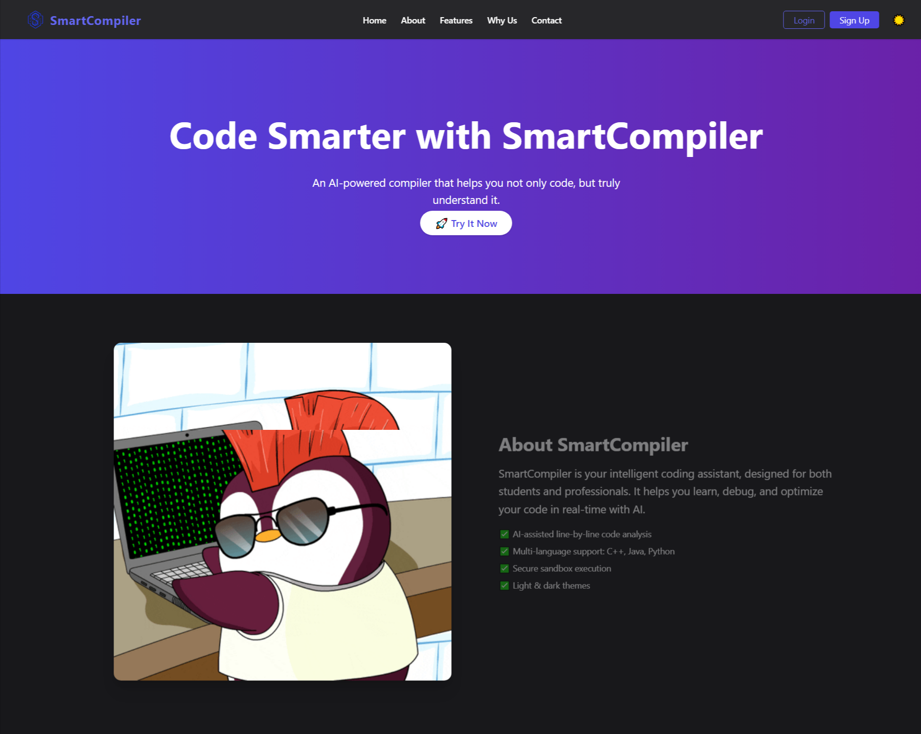 SmartCompiler screenshot 1