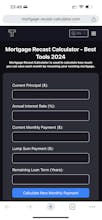 Mortgage Recast Calculator gallery image