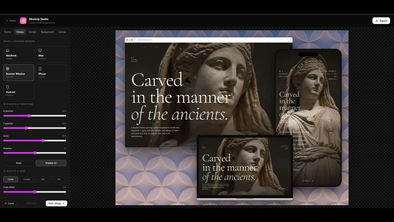 MockUp Studio - Design mockup generator gallery image
