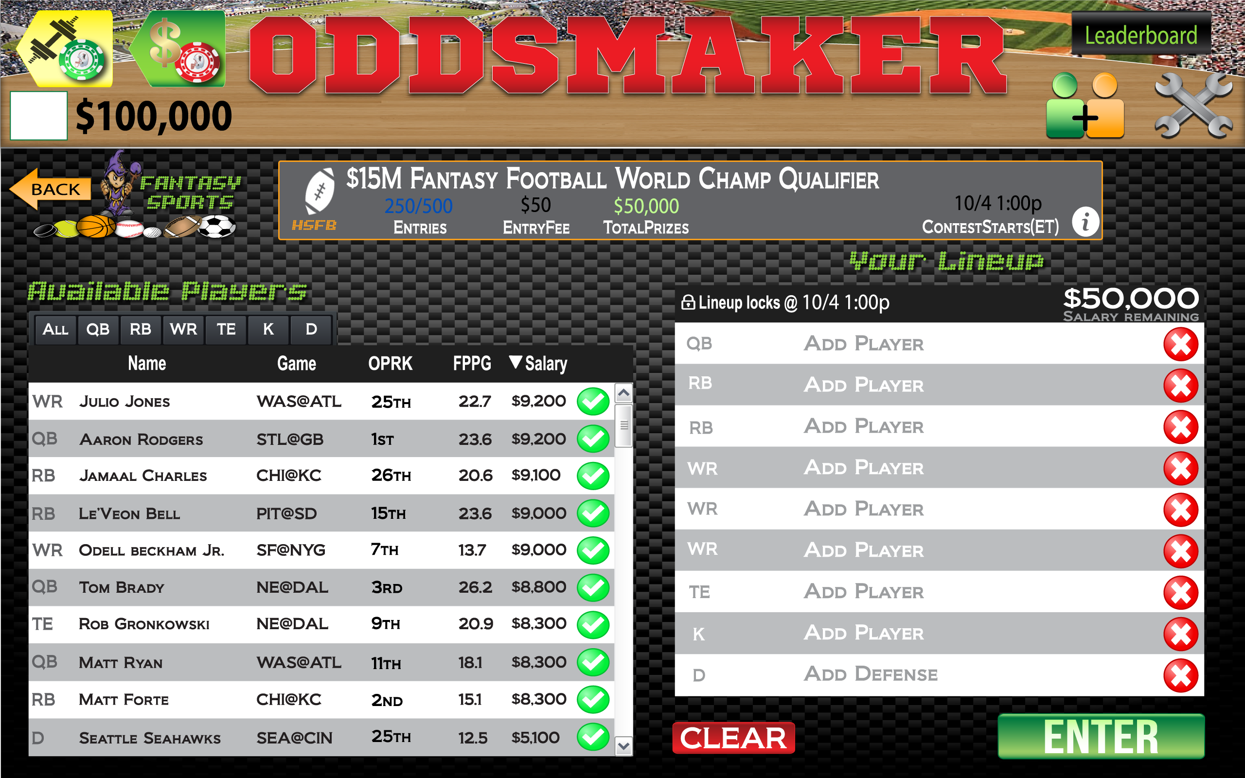 Oddsmaker gallery image