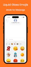 Liquid Glass Emojis – iMessage Pack gallery image