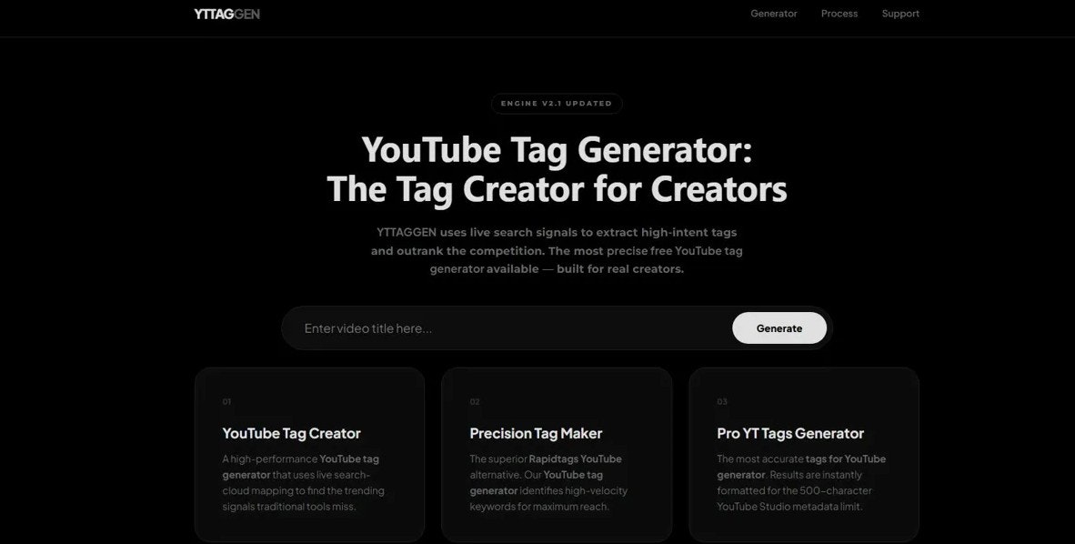 YTTAGGEN - Screenshot 2 showing product features and functionality