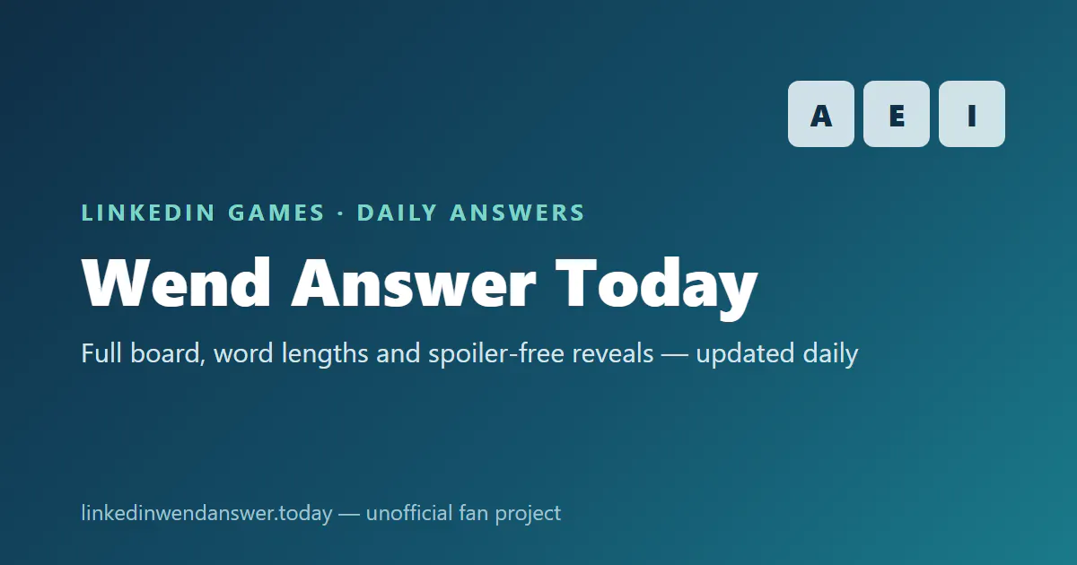 Wend Answer Hub