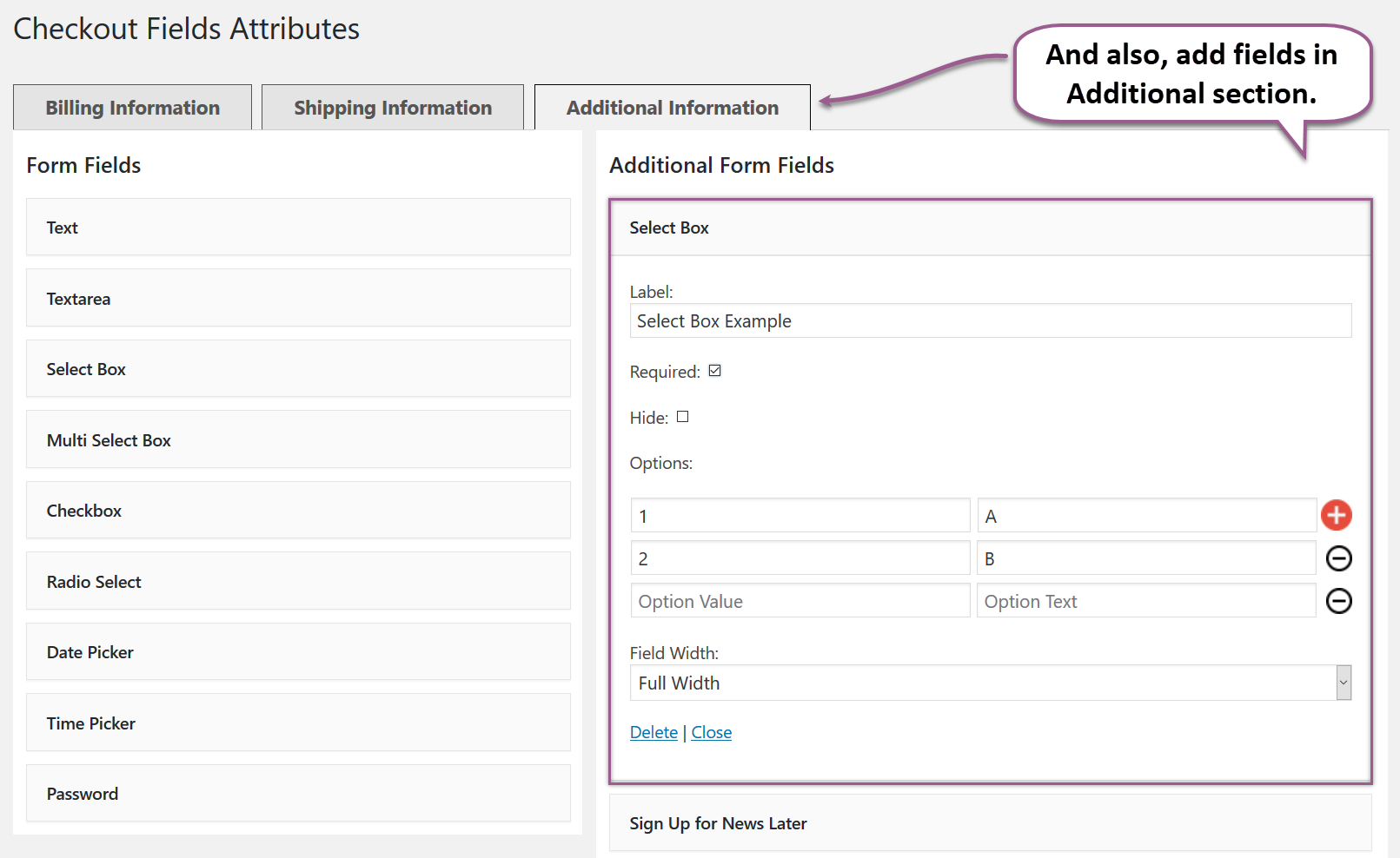 WooCommerce Checkout Manager Plugin gallery image