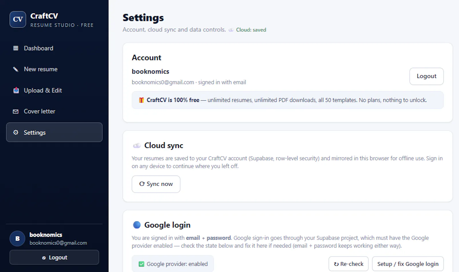CraftCV screenshot 3