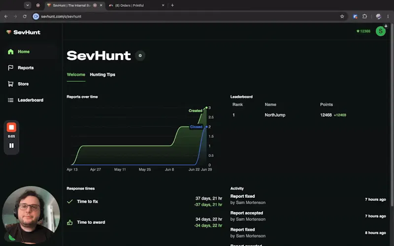 SevHunt screenshot 1 (video preview)