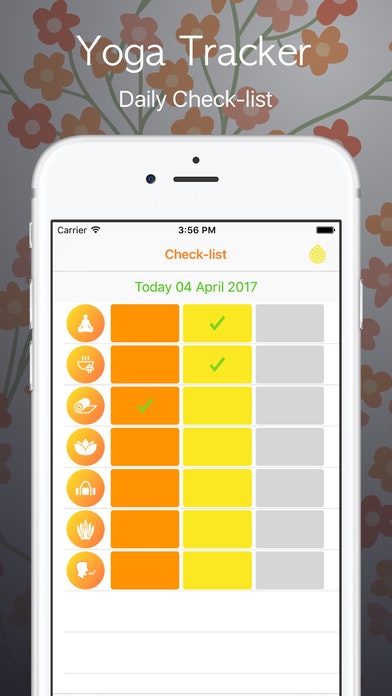 Yoga-Tracker iOS application gallery image