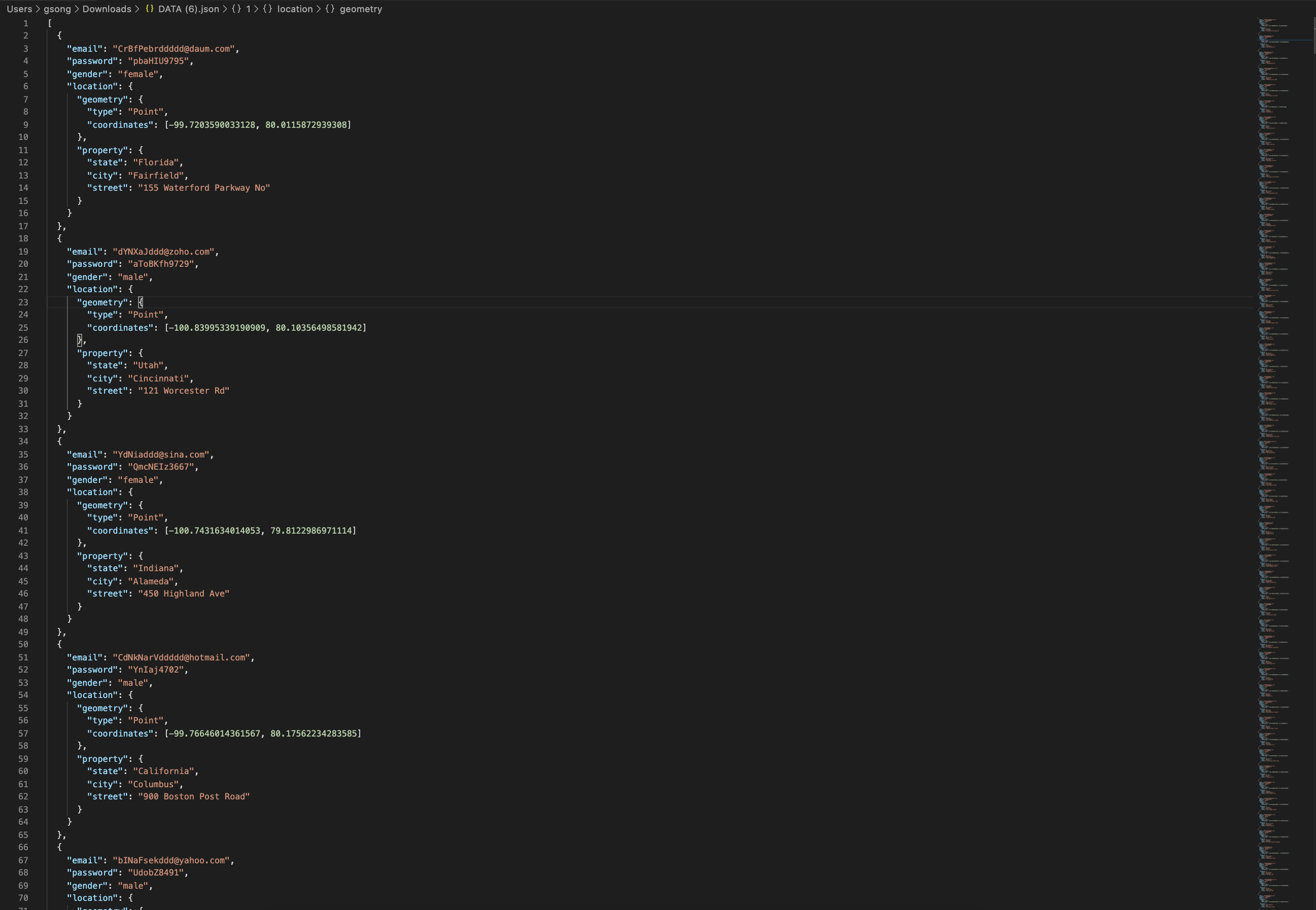 JData - Random JSON Generator gallery image