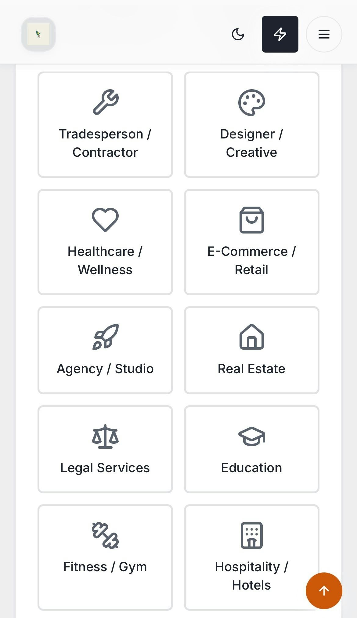 One Click Website Design Factory gallery image