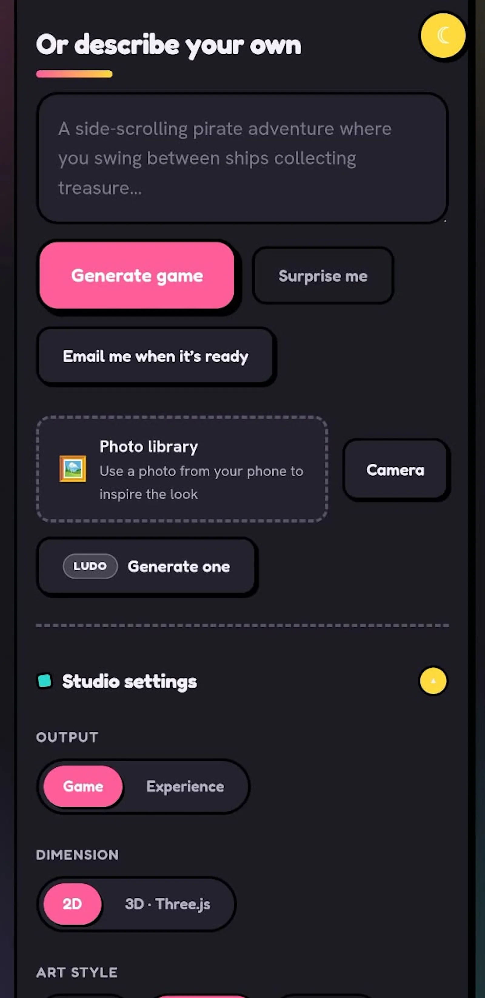 Launch screenshot 1