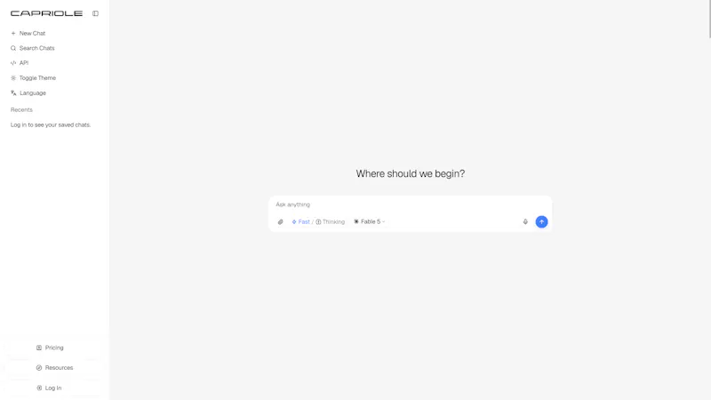 Capriole AI screenshot 2