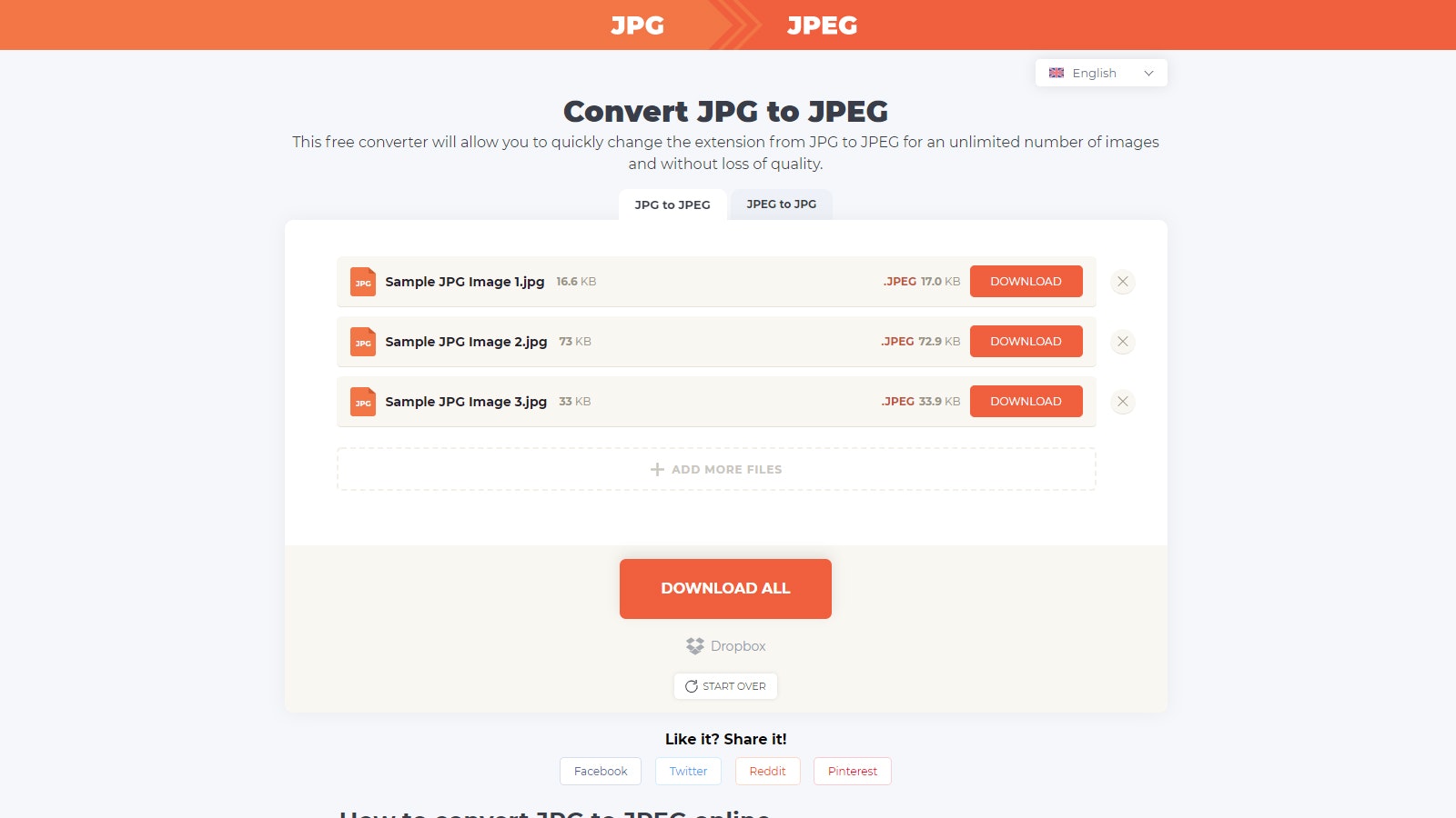 JPG to JPEG Converter gallery image