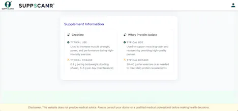SuppScanr gallery image