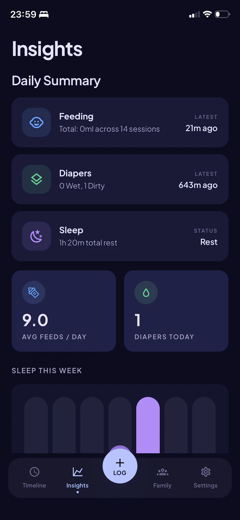 Doudou: Baby Tracker for Two screenshot 3