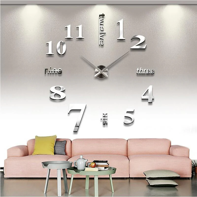 Frameless Wall Clock
