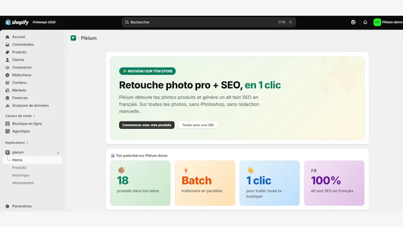 Piklum — AI Photo + SEO screenshot 2