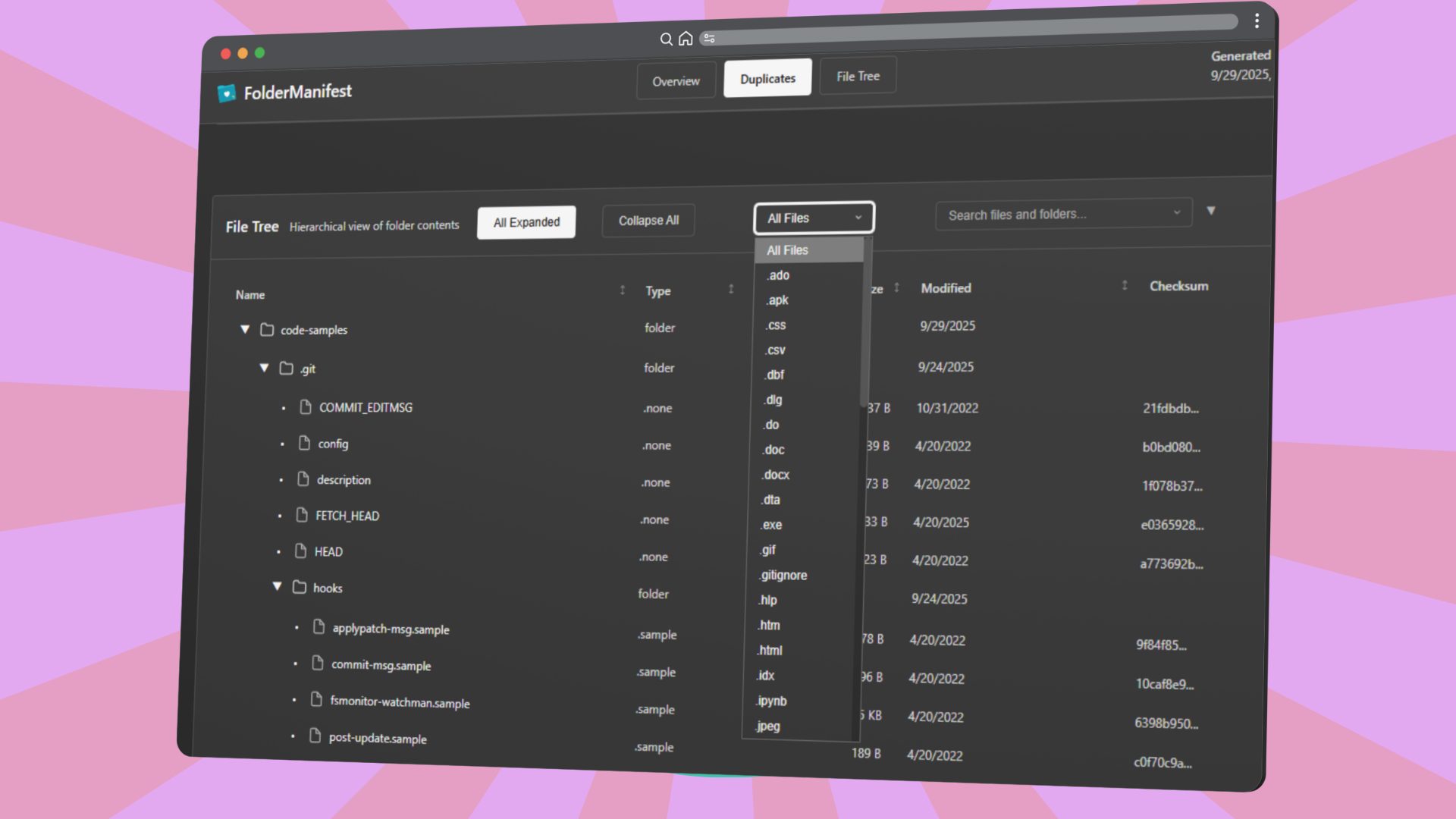FolderManifest - Screenshot 4 preview
