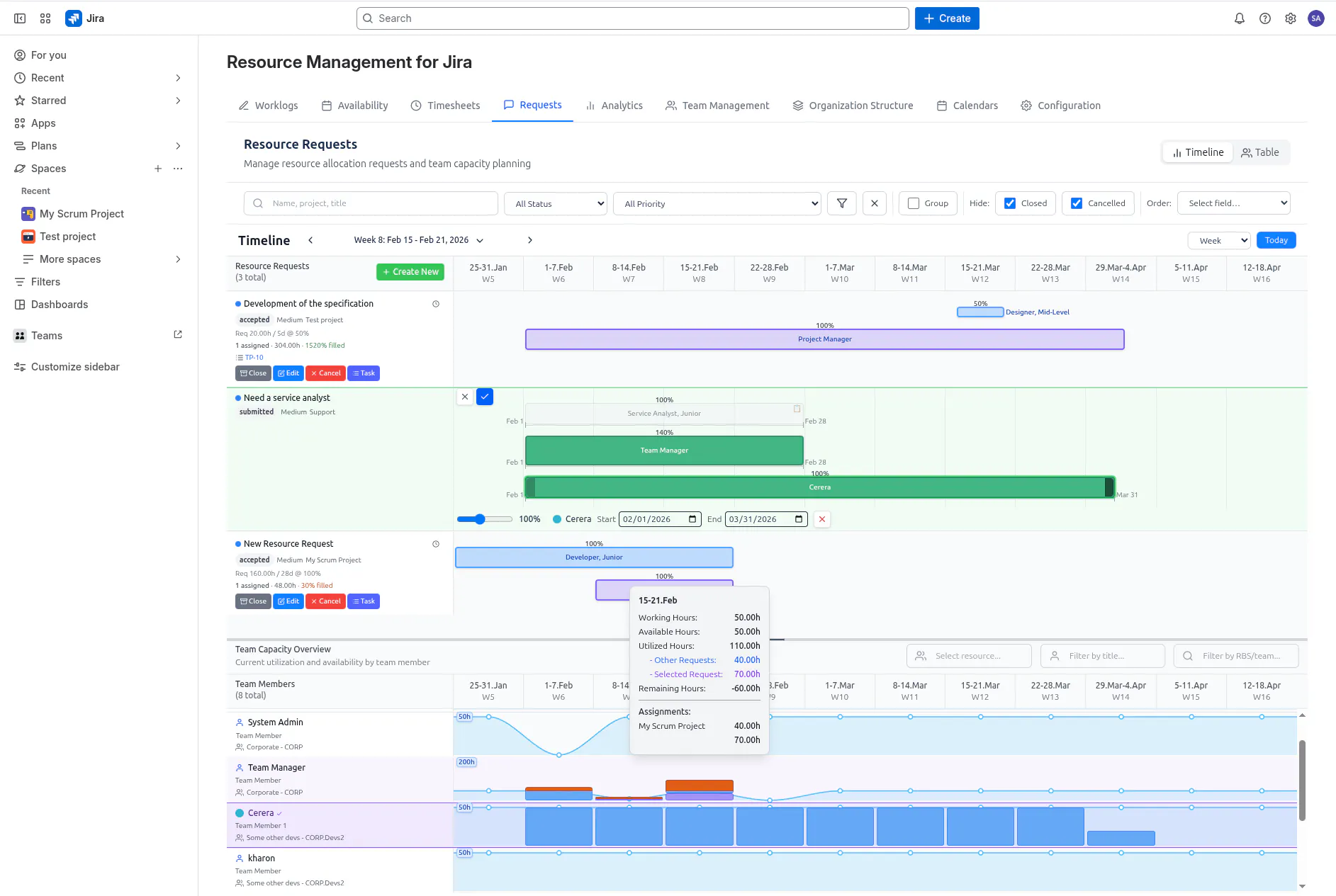 Resource Management for Jira gallery image