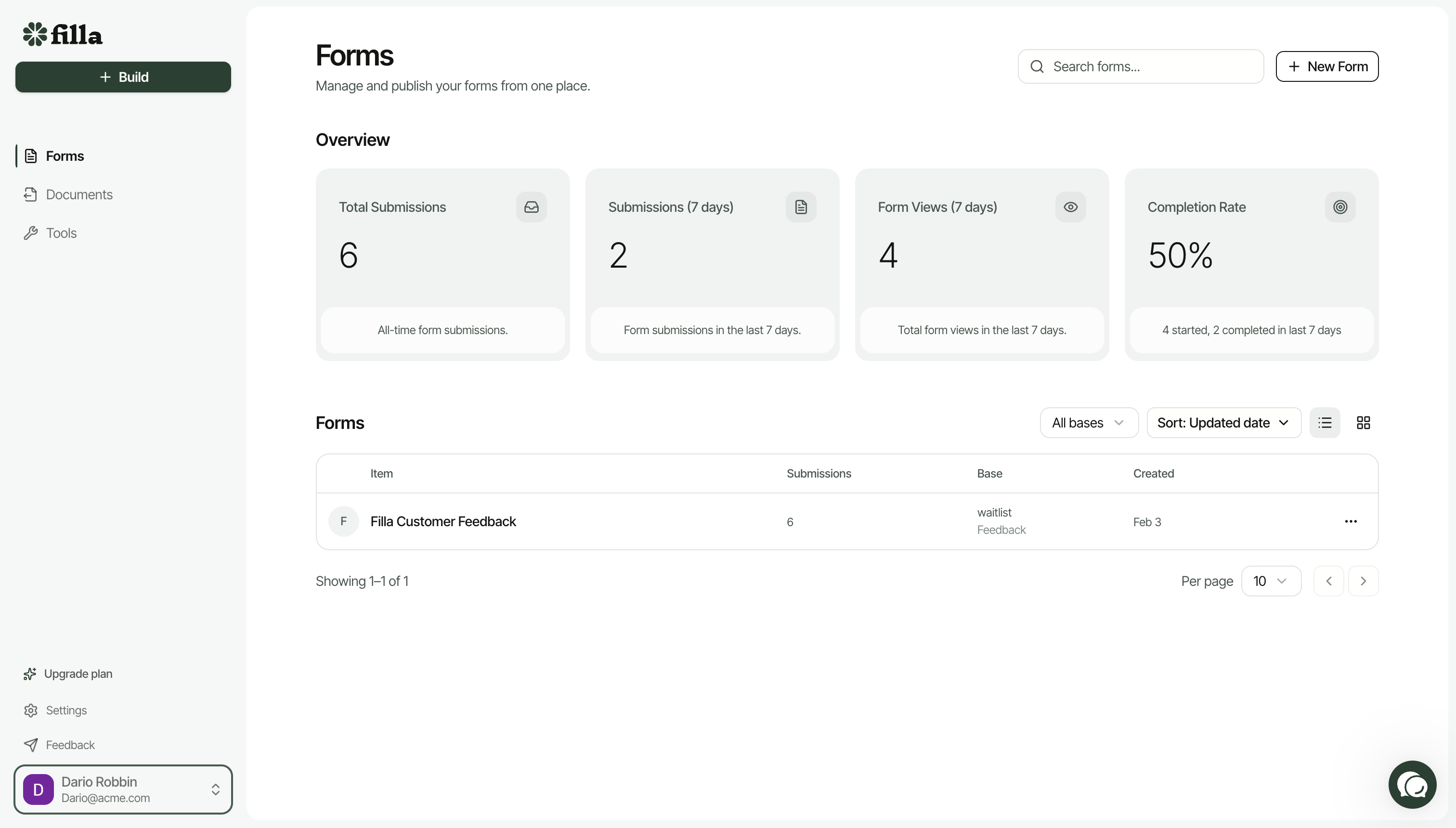 Filla - Screenshot 3 showing product features and functionality