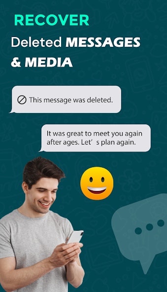 WhatsRemoved -Message Recovery - Silinmiş WhatsApp mesajlarını ve medya veya ekleri kurtar medya 1