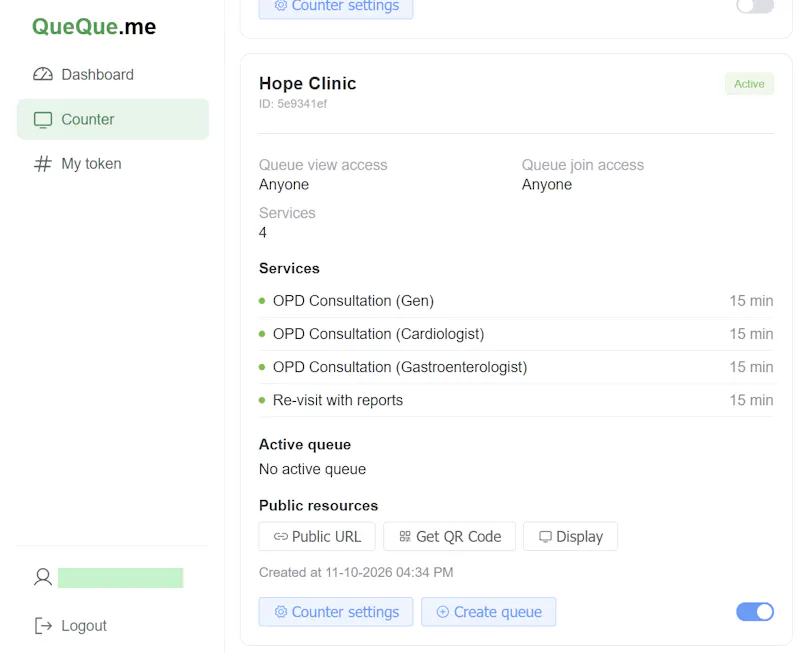 QueQue Me screenshot 2
