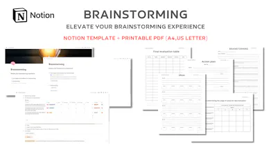 Brainstorming Notion template gallery image
