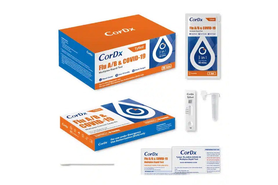 CorDx Tyfast Flu A+B Rapid Antigen Test gallery image
