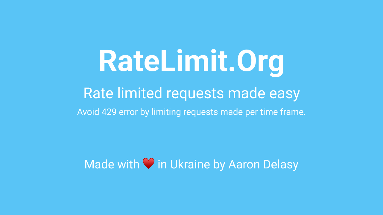 RateLimit.Org media 1