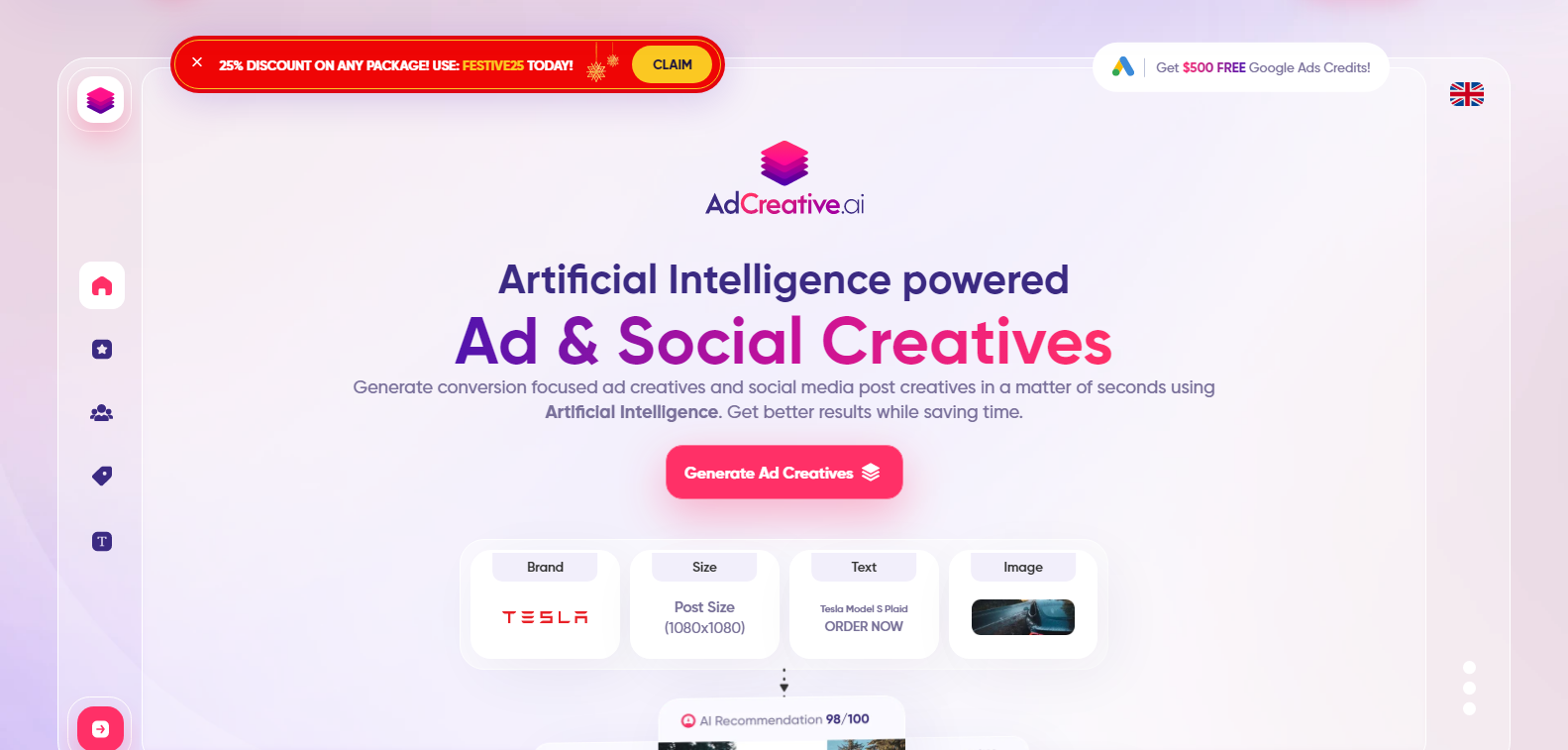 Media AdCreative.ai - Iklan & kreatif sosial 1