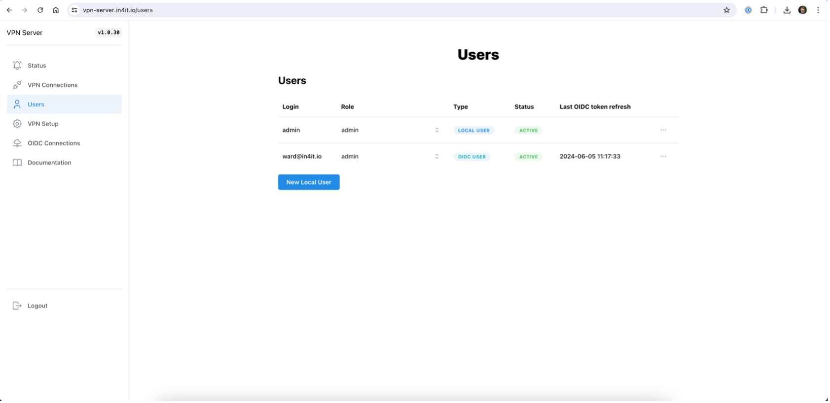 Server VPN media 8