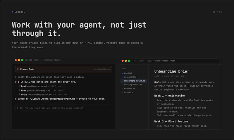 Liminal screenshot 2