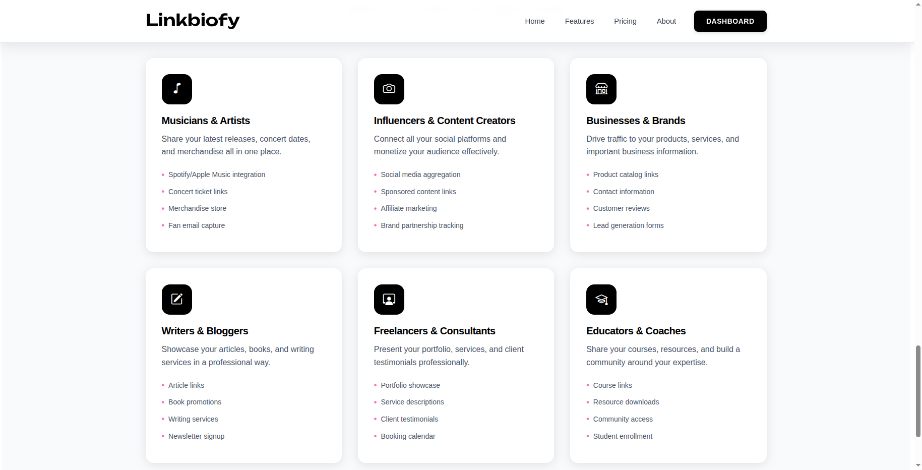 Linkbiofy gallery image