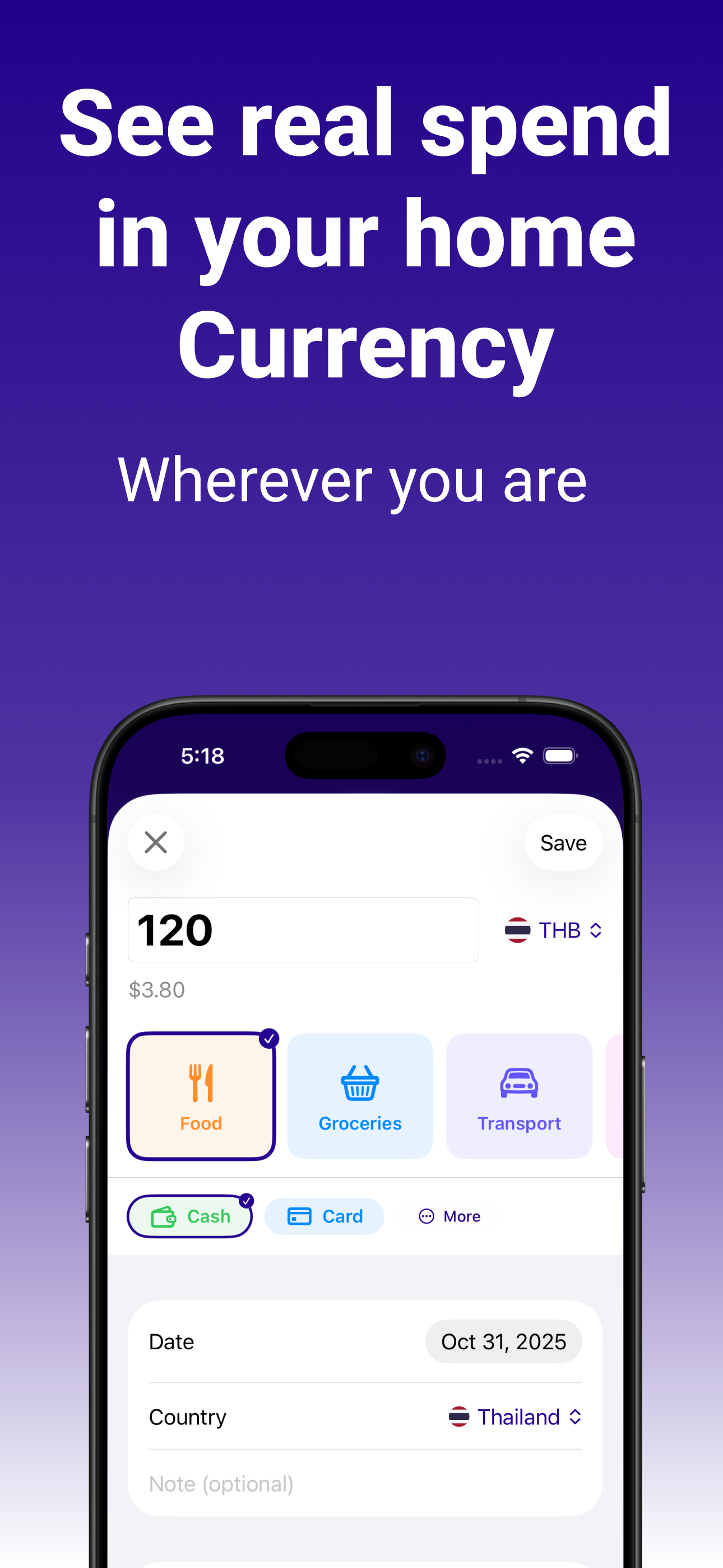 NomadExpenses - Screenshot 3 showing product features and functionality