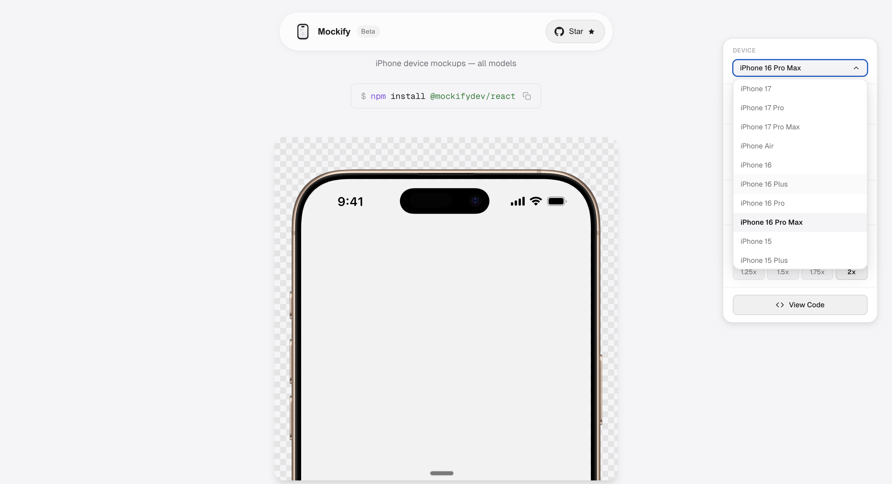 Mockify - Screenshot 2 showing product features and functionality