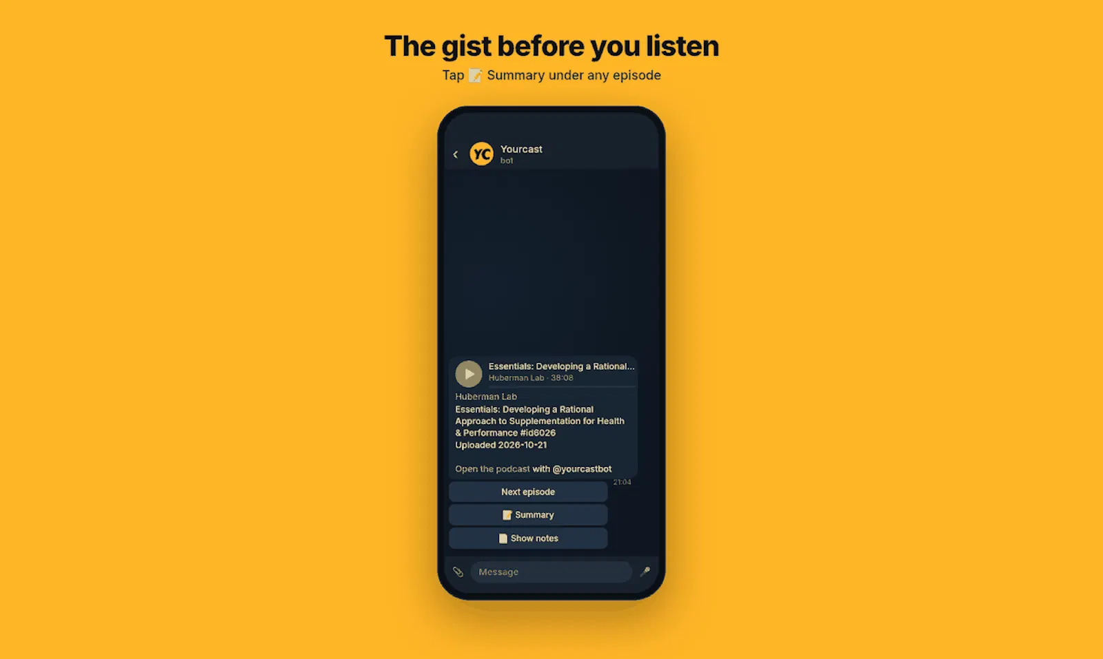 Yourcast 2.0 screenshot 2
