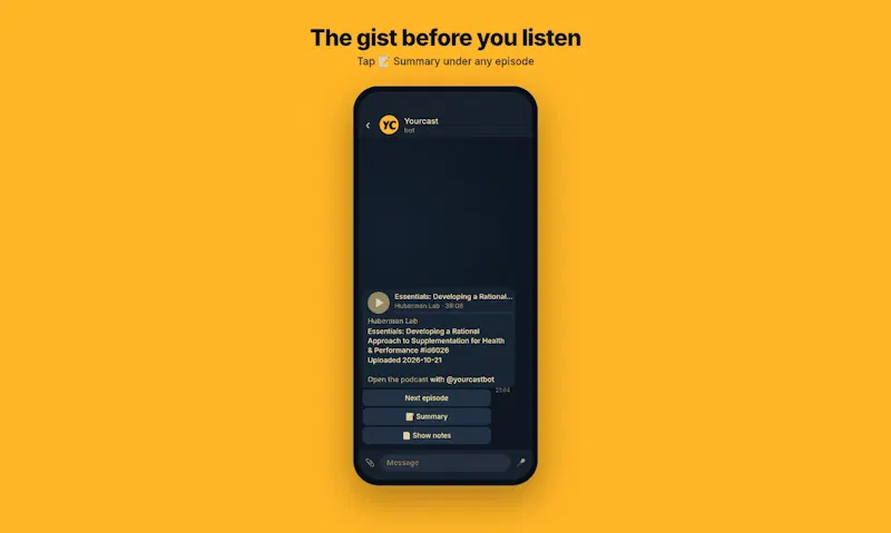 Yourcast 2.0 screenshot 2