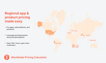 Worldwide Pricing Calculator gallery image