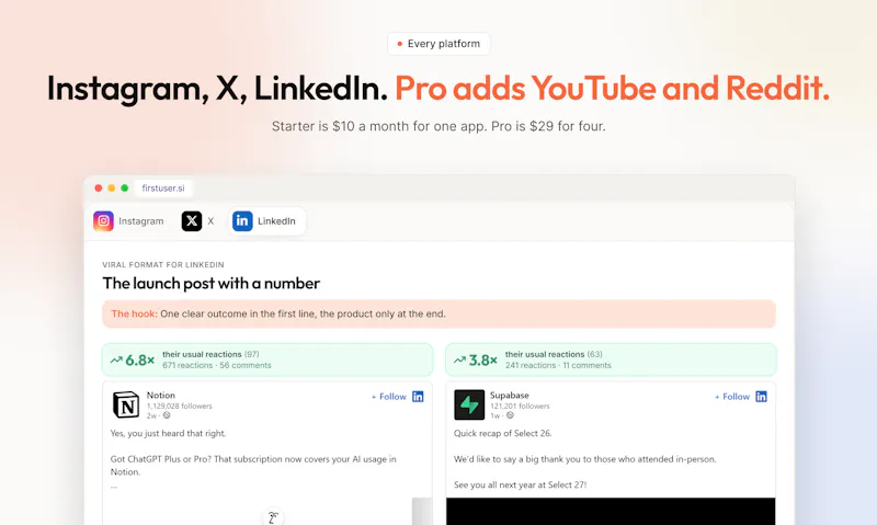 FirstUser screenshot 5