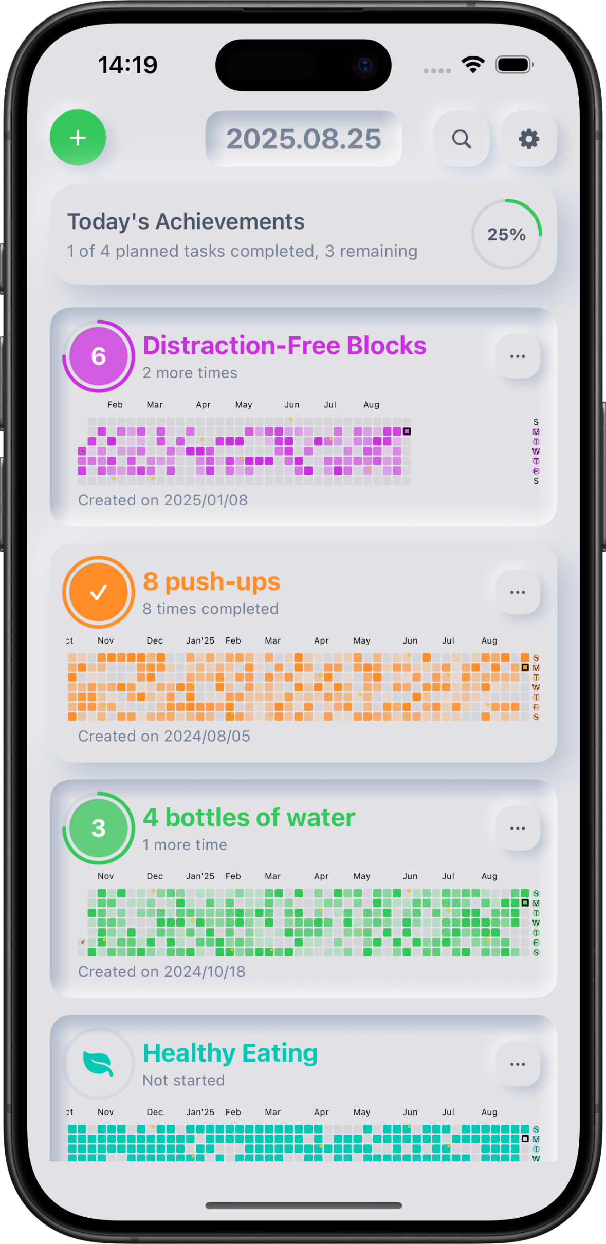 Média HabitApp: Daily Tracker - Tracker d'habitants quotidiens 4