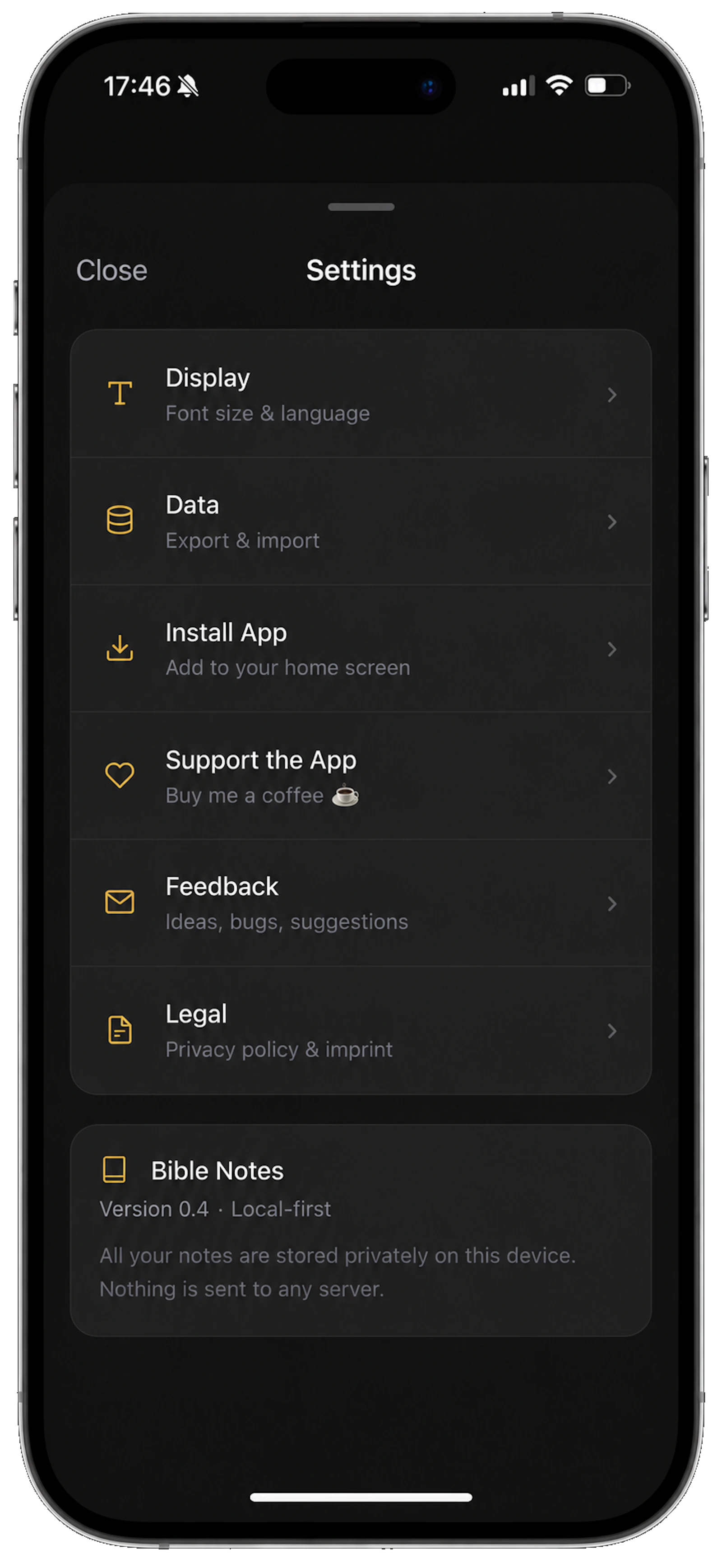 Bible Notes screenshot 5