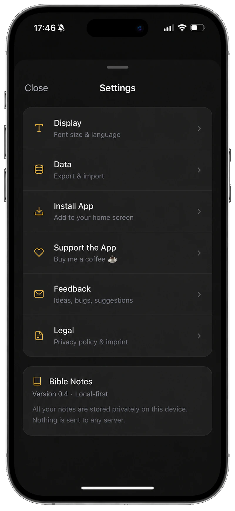 Bible Notes screenshot 5